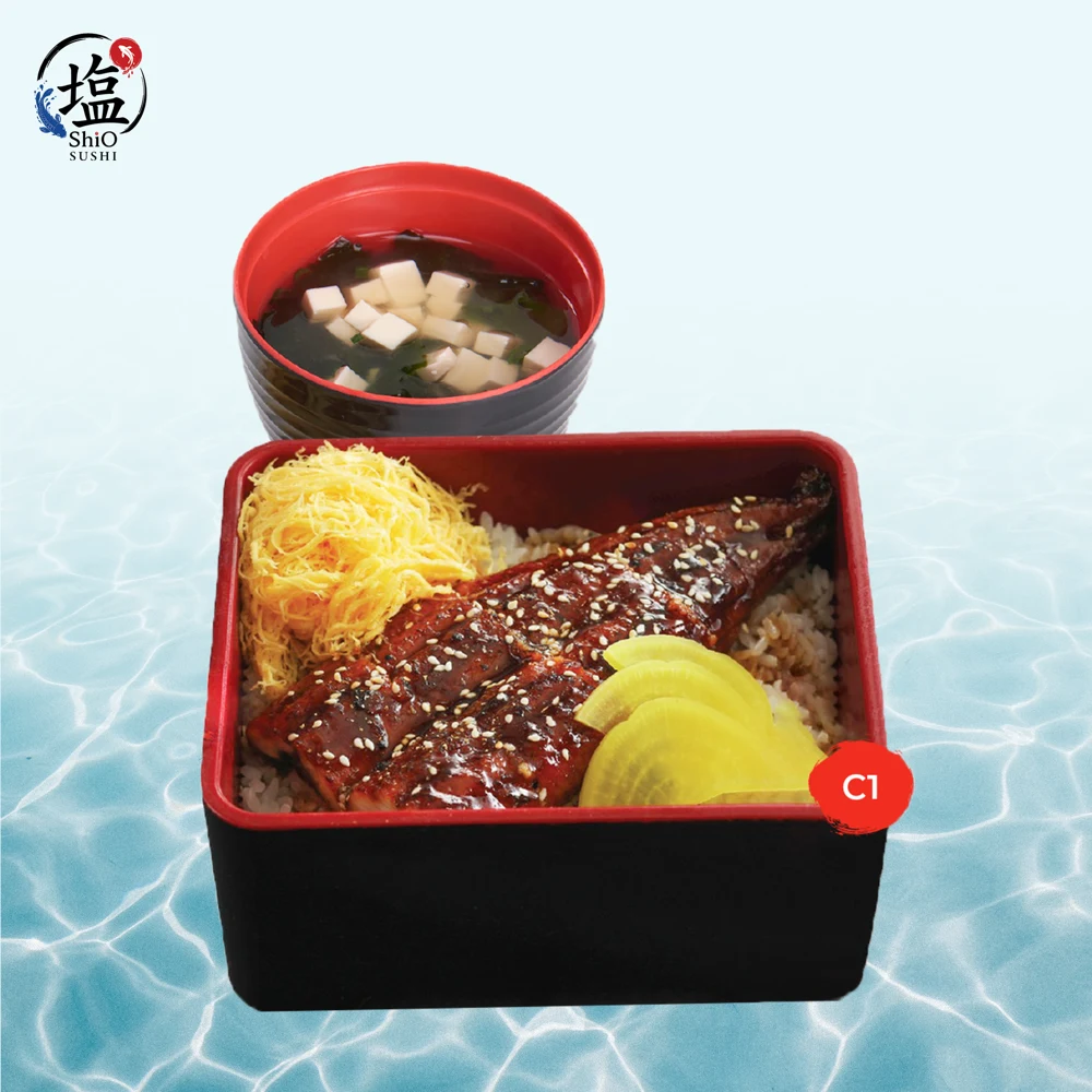 C01 - Set Cơm Lươn Nhật Nướng + Kim Chi + Lá Nori