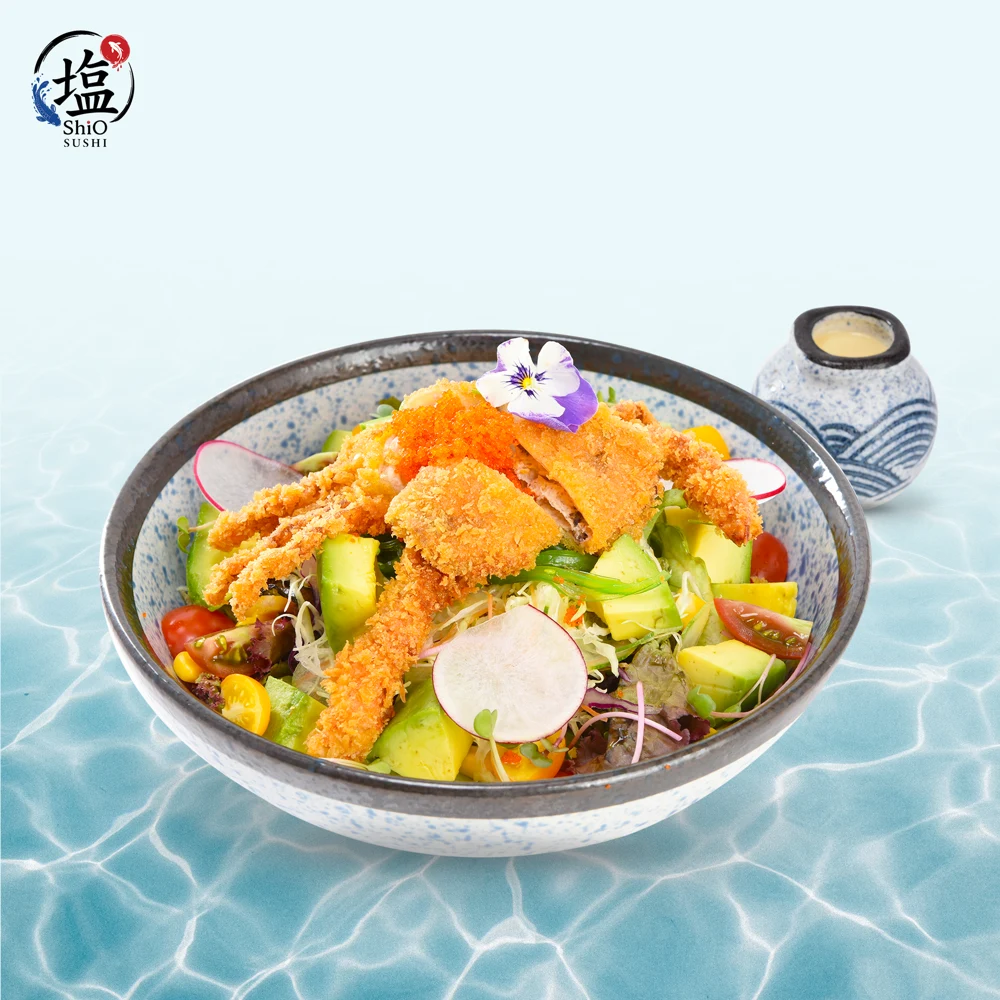S11 - Salad Cua Lột Chiên Giòn