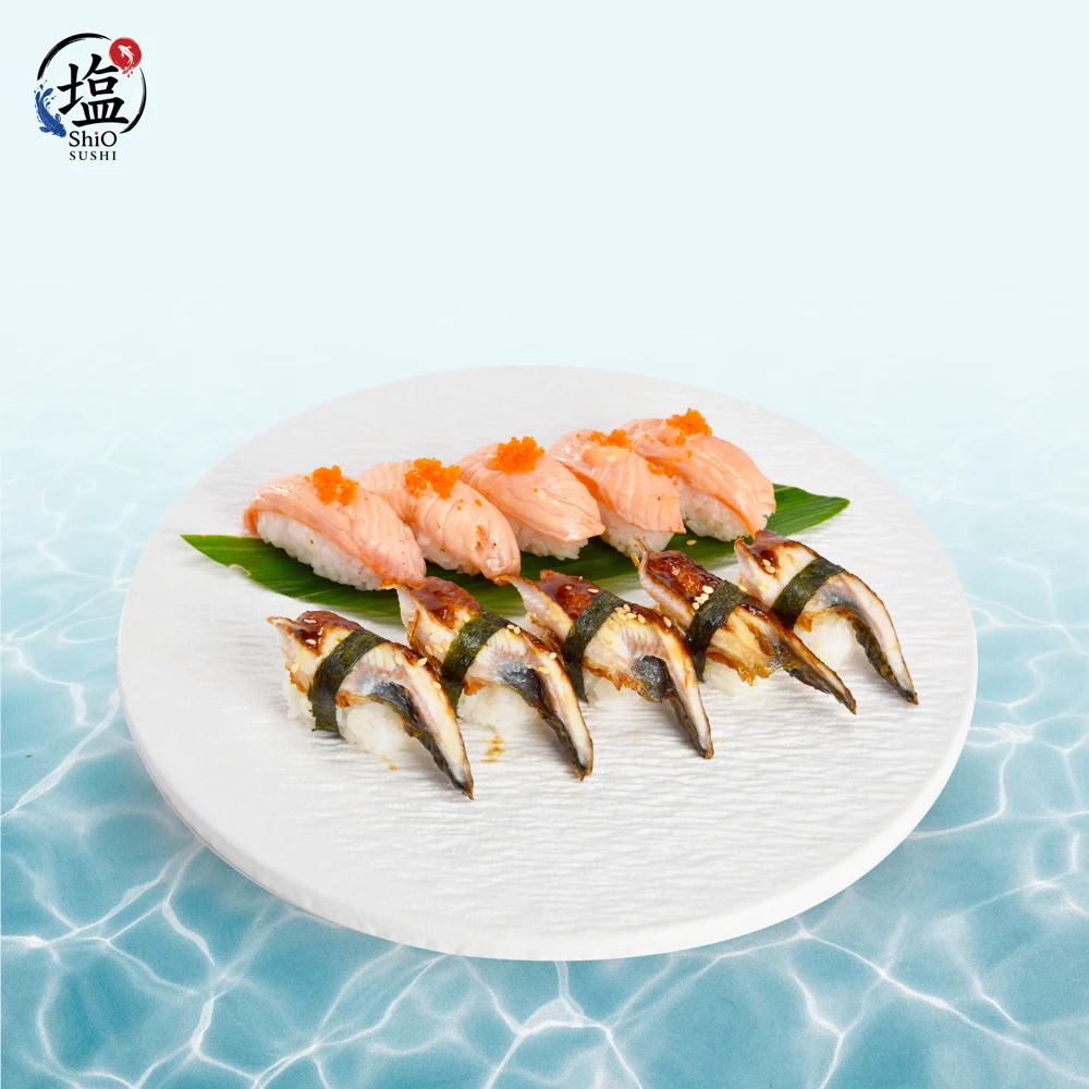 SU03 - Set Suhi Lươn Nhật & Cá Hồi Nướng Tái 10pcs (mới)