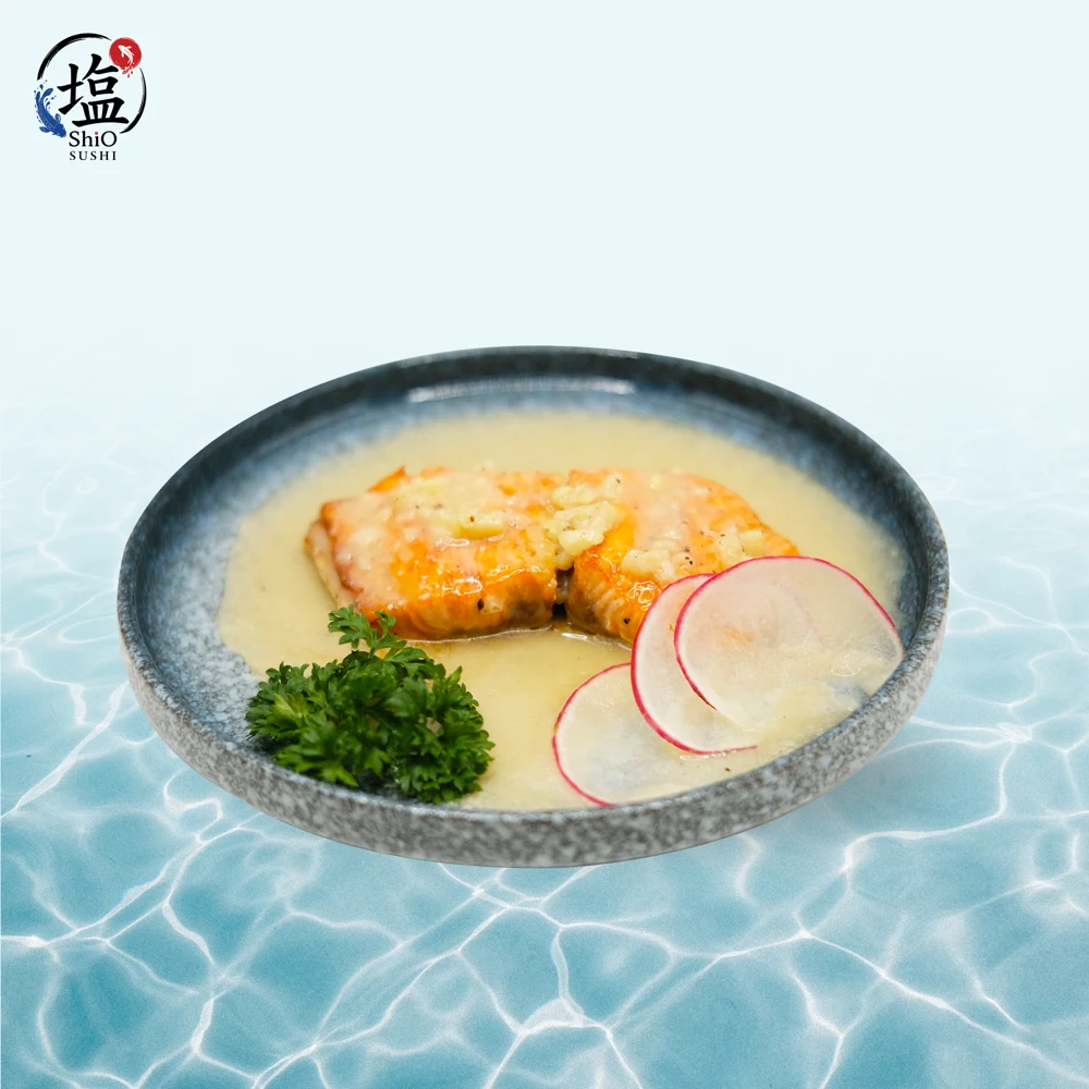 Y07 - Cá Hồi Nướng Sốt Bơ Tỏi